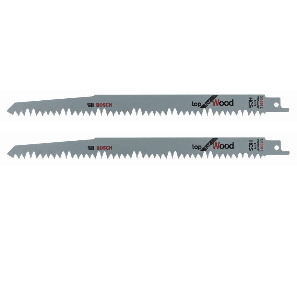 Säbelsägeblätter für Holz HCS 240mm 100 Stück im Set