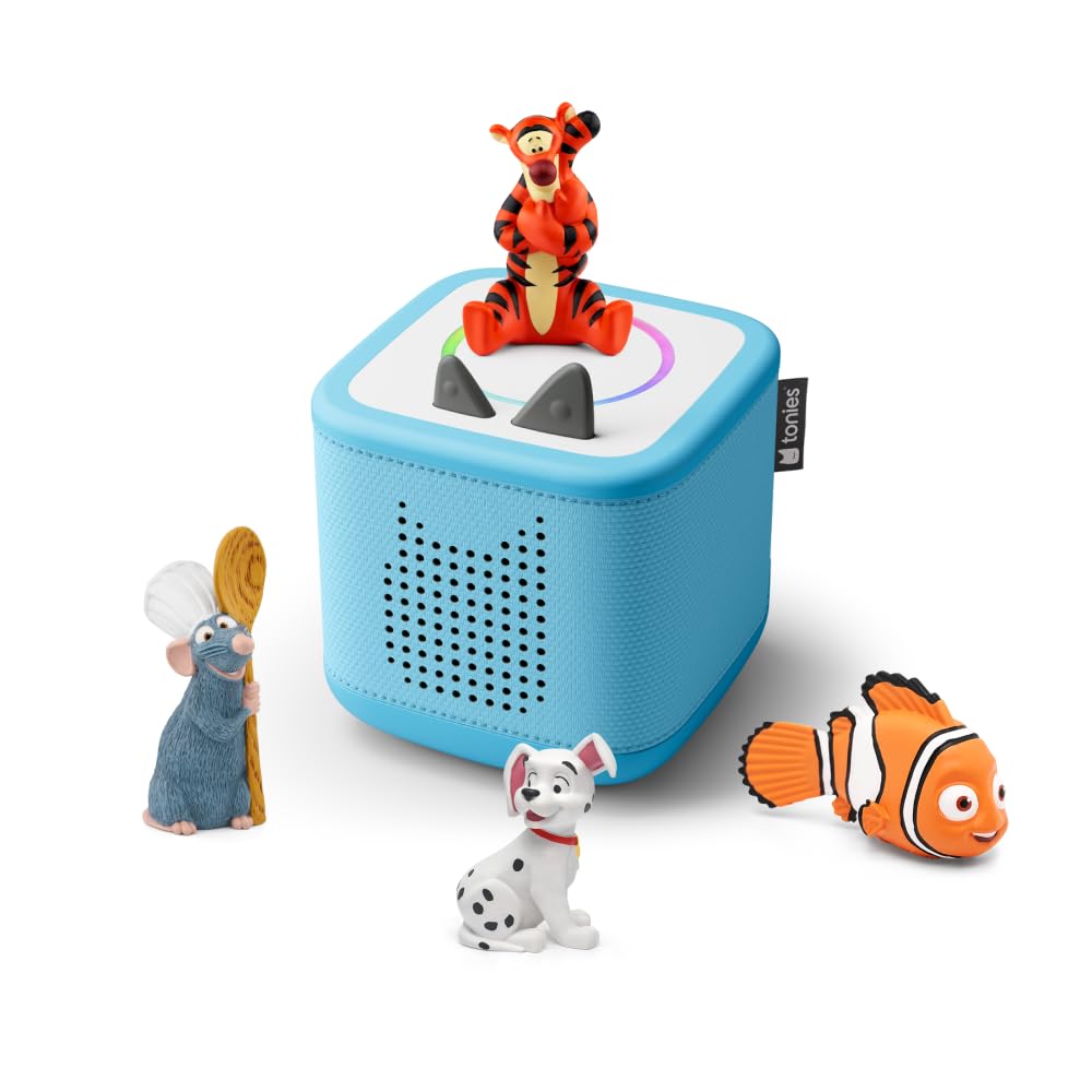 Toniebox 2 Himmelblau Bundle mit 4 Tonies Disney für Kinder