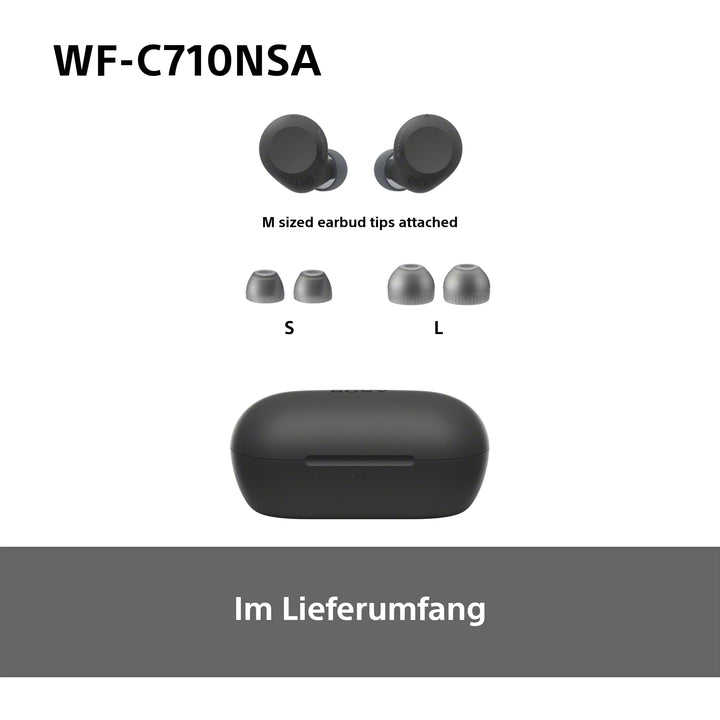 True-Wireless In-Ear Kopfhörer mit ANC 40h Akku IPX4 schwarz - Bild 11