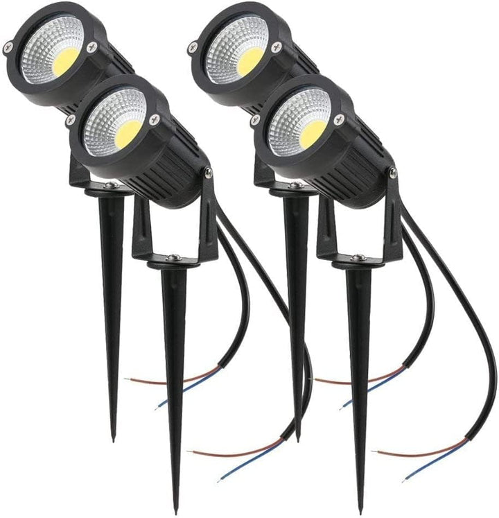 Gartenleuchte COB LED 5W mit Erdspieß 4er-Set IP65 für Aussen - Bild 2