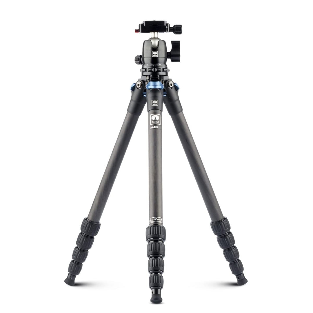 Carbon-Reisestativ mit Kugelkopf 127cm Höhe 6kg Traglast