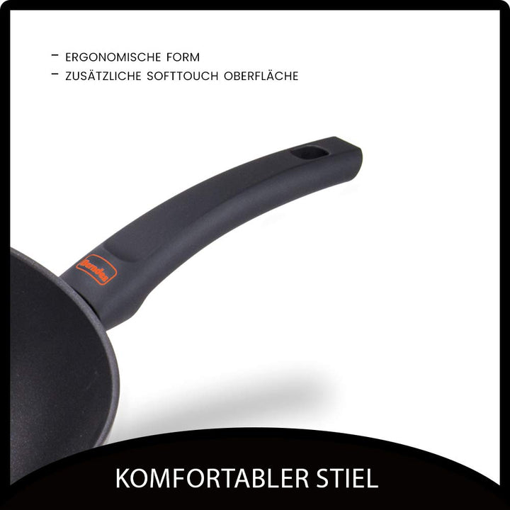 Grillpfanne Gusseisen emailliert 27x27 cm mit Grillrippen - Bild 6
