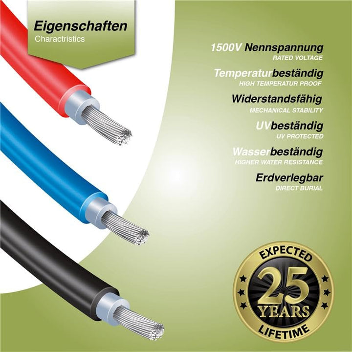 Solarkabel 4mm² 100m schwarz H1Z2Z2-K flexibel erdverlegbar - Bild 5