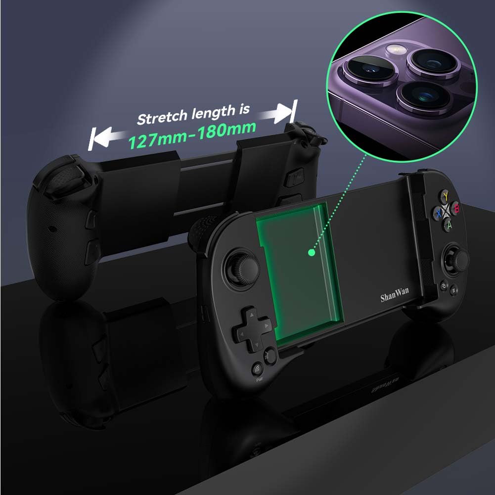 Smartphone Gaming Controller Bluetooth für Android &amp; iOS, einstellbarer Joystick - Bild 4
