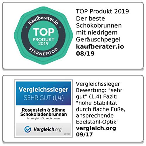 Schokobrunnen Edelstahl 250 W für bis zu 1 kg Schokolade - Bild 7