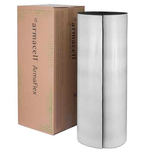Kautschuk-Dämmmatte selbstklebend 19mm Stärke 6m x 1m