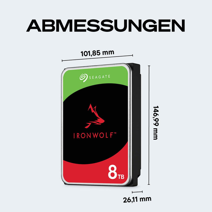 NAS-Festplatte intern 8TB SATA 6Gb/s fuer bis zu 8 Schächte - Bild 11