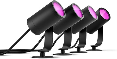 Gartenspot Set LED 4er-Pack 16 Mio. Farben App-steuerbar aussen