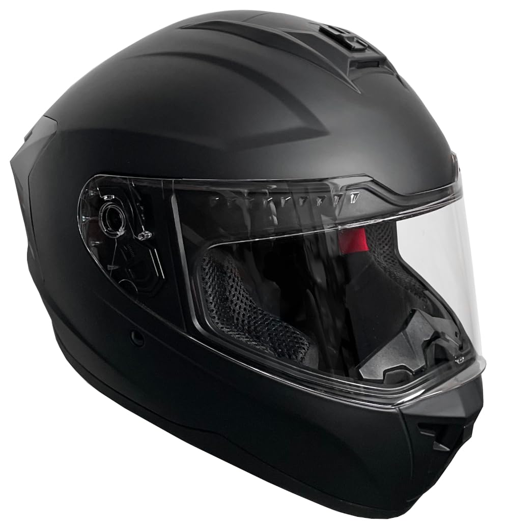 Integralhelm Motorrad ECE-R 22.06 ABS-Schale Grösse M schwarz matt - Bild 2
