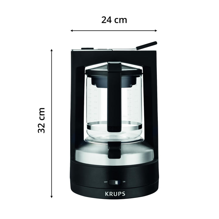 Filterkaffeemaschine Druckbrühsystem 1L Permanentfilter 8-12 Tassen - Bild 7