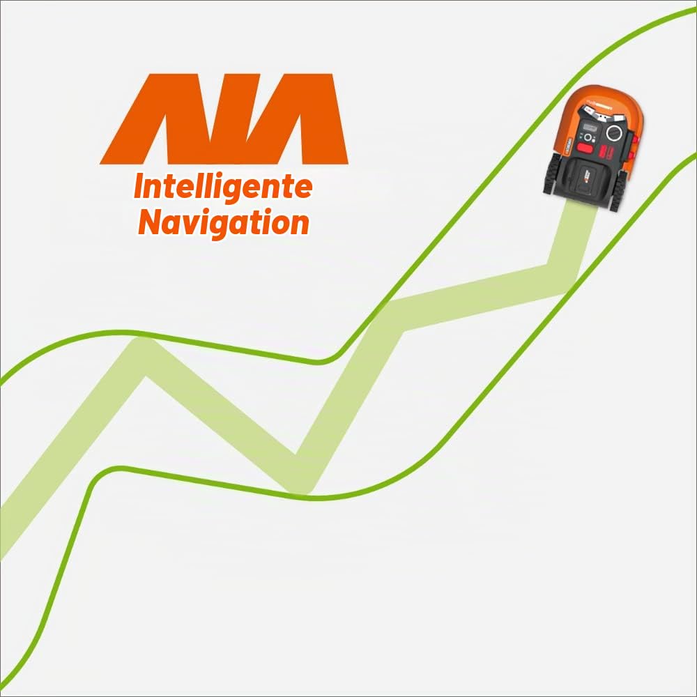 Mähroboter 300 qm mit AIA-Technologie WLAN App-Steuerung - Bild 2