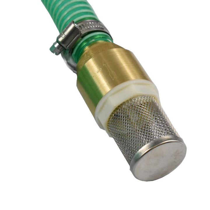 Saugschlauch 1 Zoll 25mm mit Saugkorb und Rückschlagventil 9m Gartenpumpe - Bild 3