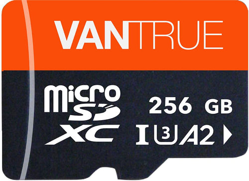 microSD Karte 256GB UHS-I U3 A2 4K für Dashcam und Action Cam