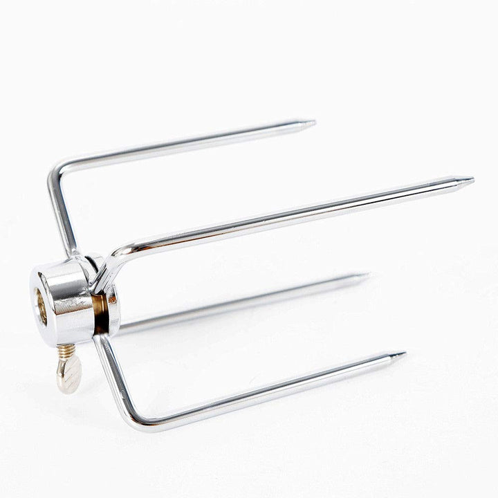 Grillspieß Fleischklammer Edelstahl 4er-Set für Drehspieß 8–11 mm - Bild 6