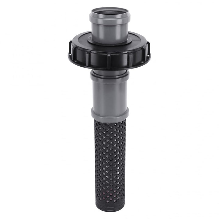IBC Deckelfilter DN 150 mit HT-Rohr DN 75 für Regenwasser