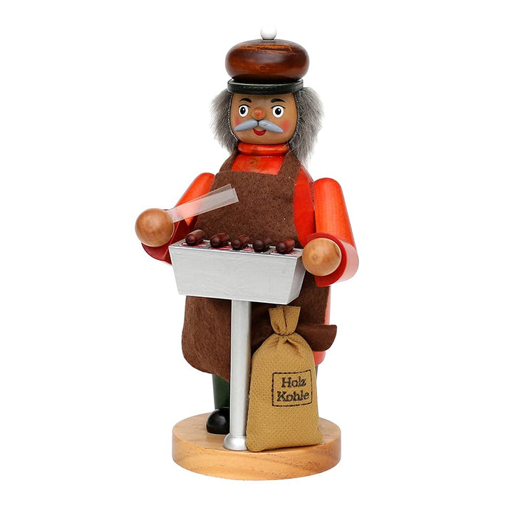 Räuchermann Grillmeister Holz Weihnachtsdeko Figur 20 cm