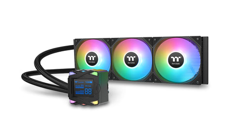 AIO Wasserkühlung 360mm mit 2,4" LCD Display PWM ARGB Intel/AMD