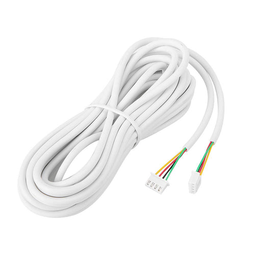 Türsprechanlage Kabel 4-adrig 0,3 mm² Kupfer 25 m Weiss
