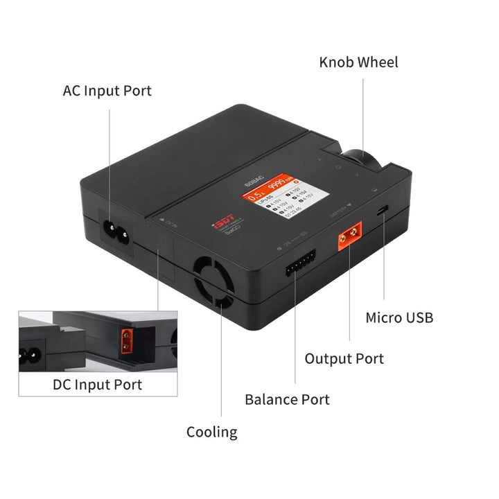 RC Akku Ladegerät AC/DC 50W/200W Balance Lader für LiPo NiMH Pb - Bild 4