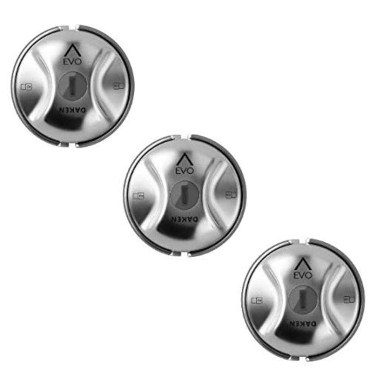 Nutzfahrzeug-Schloss Edelstahl Set 3x manuell EN 1303 Stufe 6