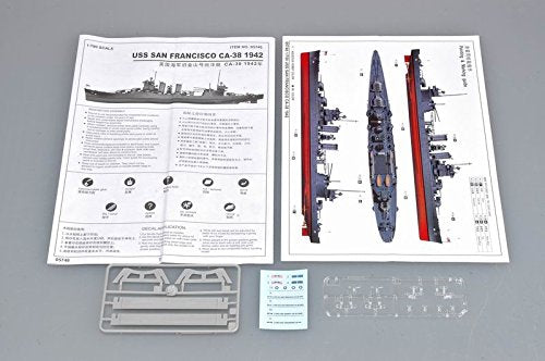 Modellbausatz USS San Francisco Schwerer Kreuzer 1:700 - Bild 3