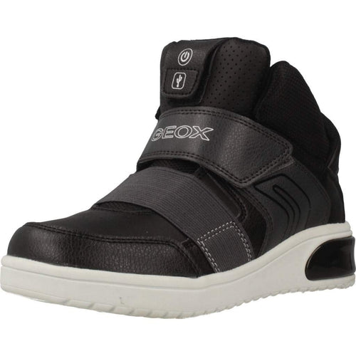 Sneakers Jungen mit LED-Lichtern in der Sohle, Schwarz, Gr. 33