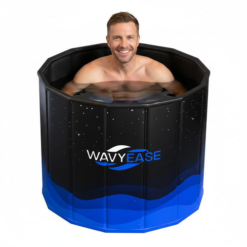 Faltbare Eisbadewanne Erwachsene 80x66 cm für Kältetherapie