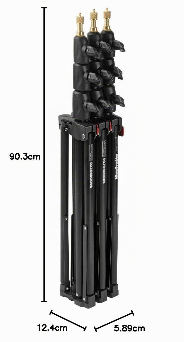 Lichtstativ Aluminium 3-Segment max. 237 cm für Studio - Bild 5