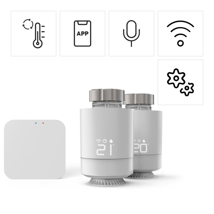 Heizkörperthermostat Smart Home Starter-Set 2x mit Hub WLAN - Bild 2