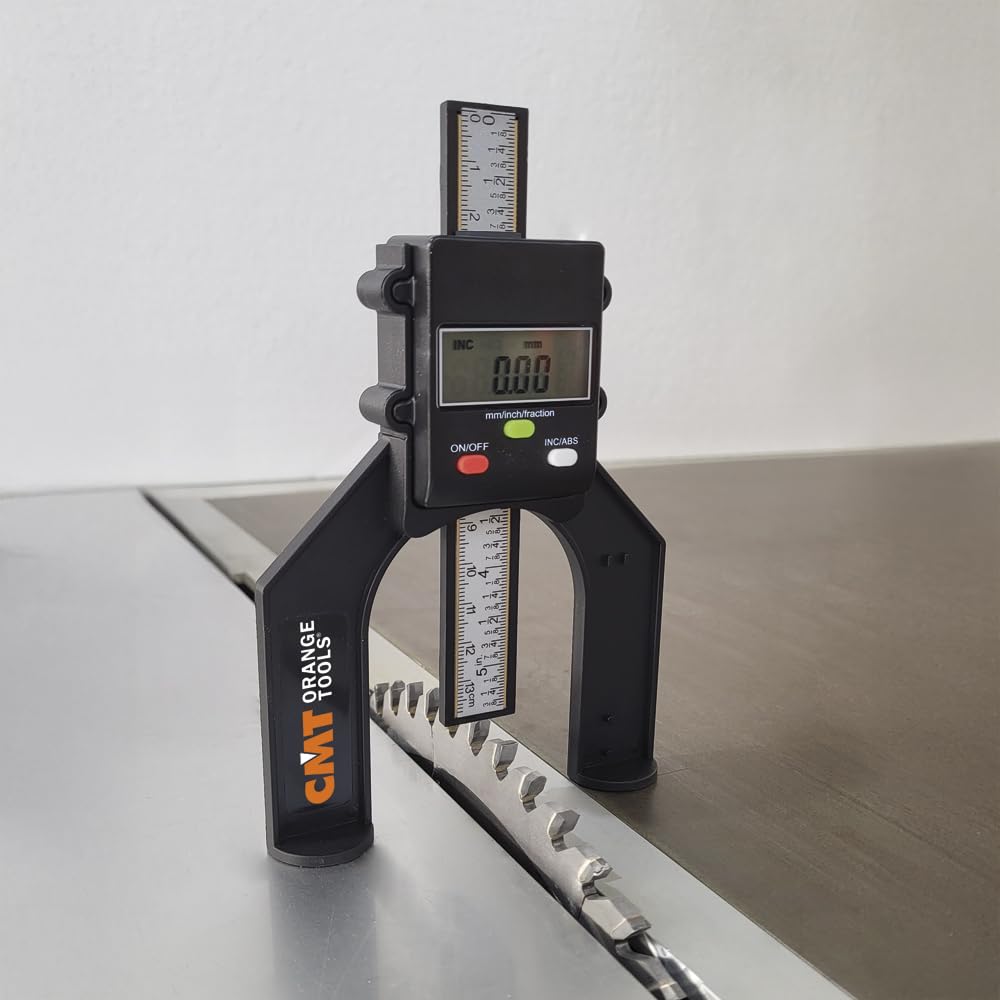 Digitaler Höhenmesser 0–80 mm mit Tiefenmessung für Holzbearbeitung - Bild 3