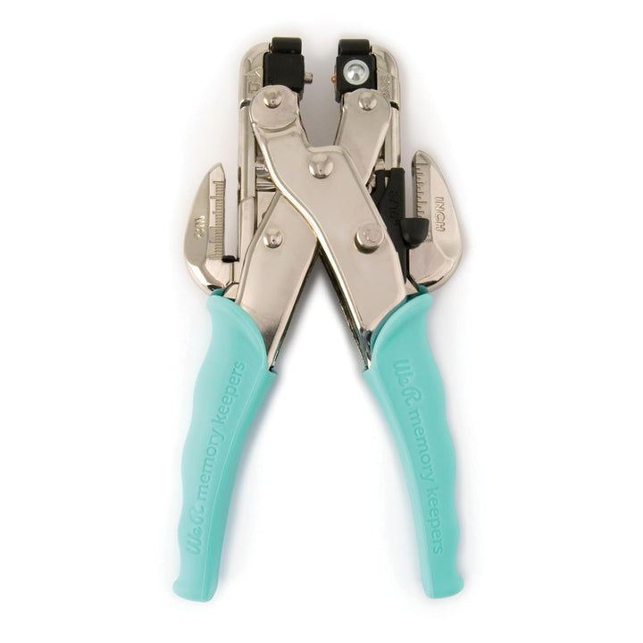 Lochstanze und Ösensetzer 2-in-1 für Papier, Leder und Metall
