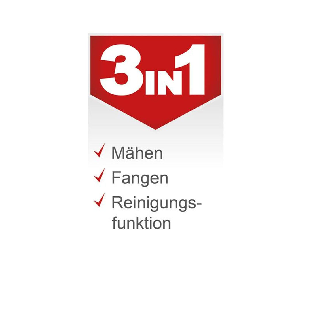 Benzin-Rasenmäher 4-Takt 42 cm Schnittbreite 3-in-1 mit 45-L-Fangkorb - Bild 2