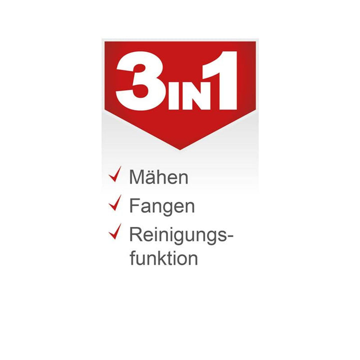 Benzin-Rasenmäher 4-Takt 42 cm Schnittbreite 3-in-1 mit 45-L-Fangkorb - Bild 2
