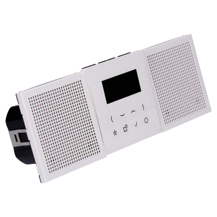 DAB+ Unterputz-Digitalradio Stereo mit Display Alpinweiss 2-Lautsprecher - Bild 4