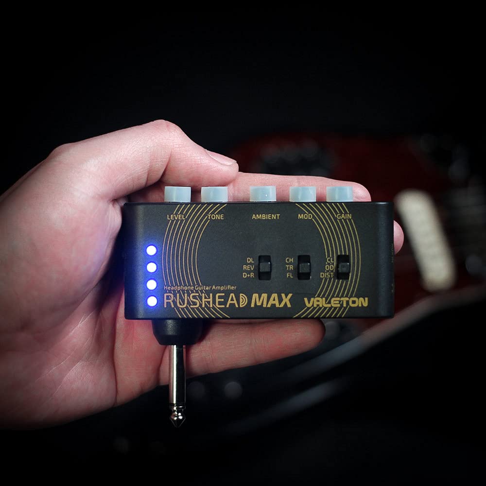 Gitarren-Kopfhörerverstärker mit Multieffekten USB-aufladbar 5h - Bild 7