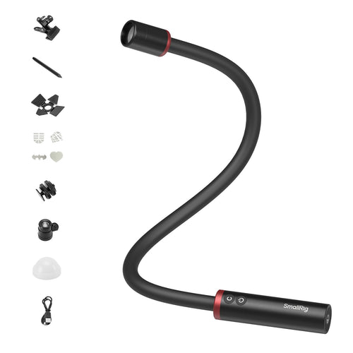 Makrofotografie LED Licht flexibel IP54 mit Diffusor-Set 2000mAh