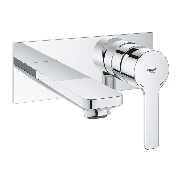 Waschtischarmatur Wand 2-Loch Chrom schwenkbar mit EcoJoy