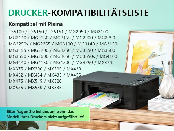 Druckerpatronen 540XL 541XL Multipack kompatibel für Canon PIXMA - Bild 2