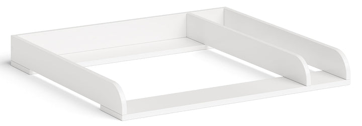 Wickelaufsatz für Kommode mit Trennfach 76x72 cm weiss - Bild 7