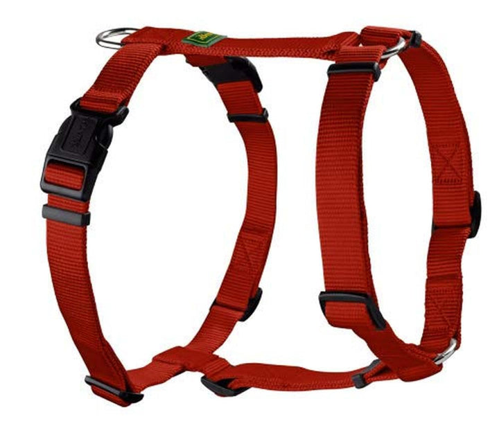Hundegeschirr Nylon verstellbar 4-Punkt Klickverschluss rot - Bild 7