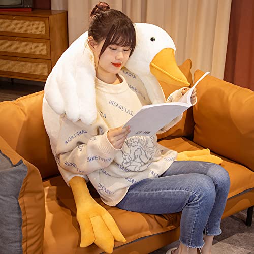 Gans Plüschtier XXL 160 cm weiches Kuscheltier als Schlafkissen - Bild 3