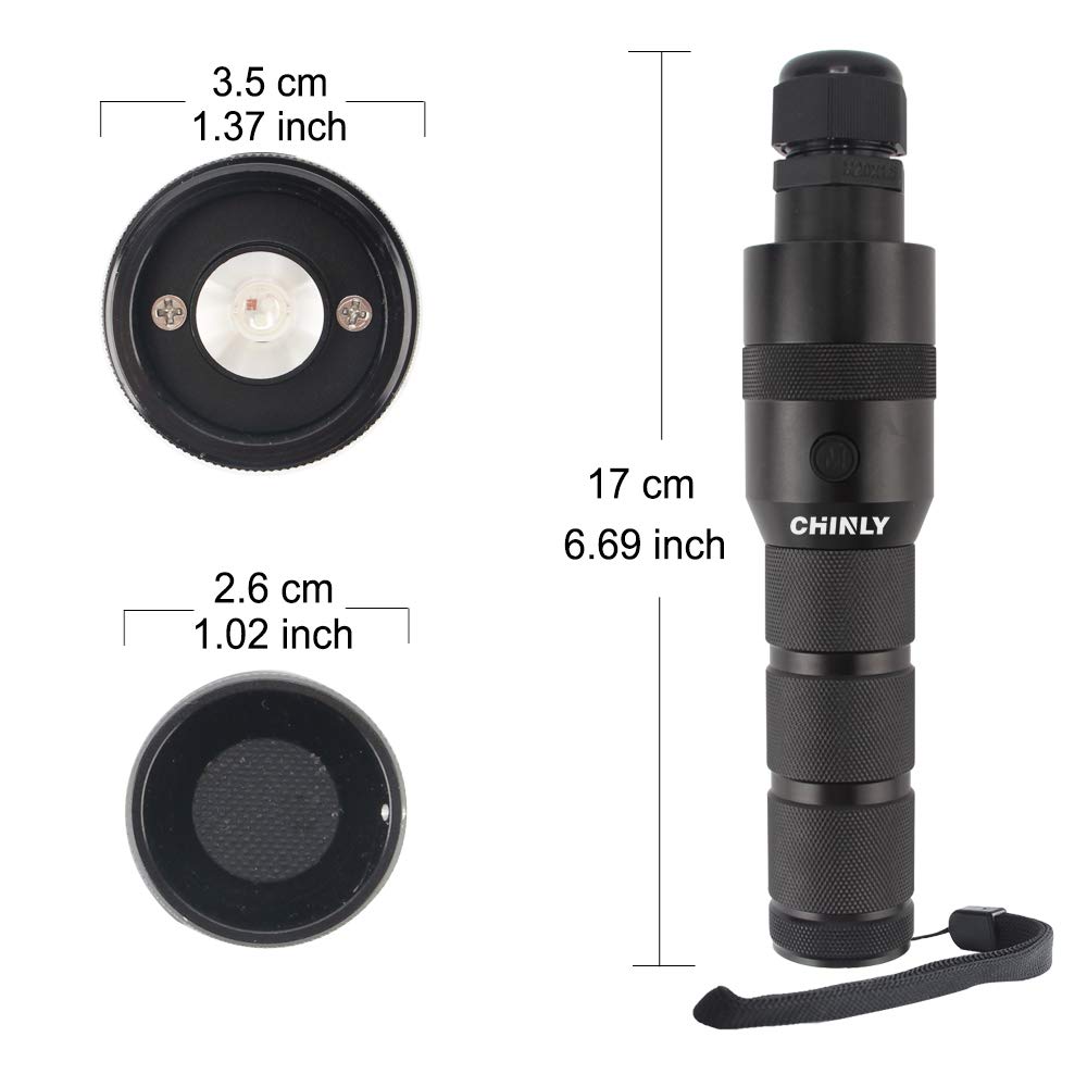 LED Glasfaser-Lichtpeitsche 40 Farbmodi 360° drehbar für Rave &amp; Party - Bild 4
