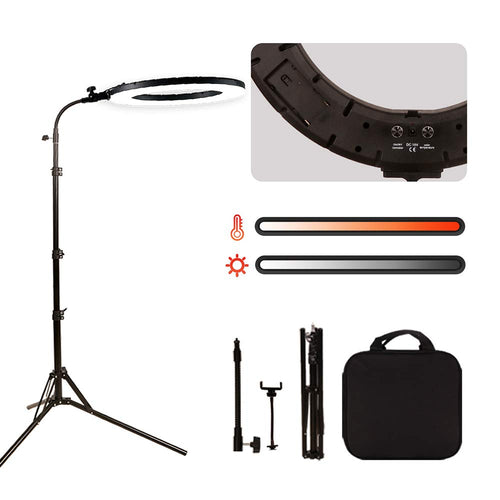 LED Ringleuchte 18 Zoll 60W mit Ständer für Tattoo & Beauty
