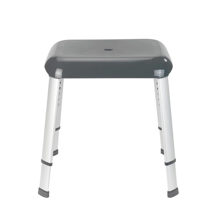 Duschhocker höhenverstellbar Aluminium 130 kg anthrazit TÜV/GS - Bild 4