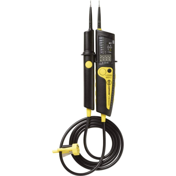 Zweipoliger Spannungsprüfer CAT IV 600V / CAT III 1000V mit LCD &amp; Akustik