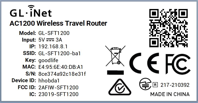 Reise-Router AC1200 Dual-Band VPN WiFi 3x Gigabit-Port 145g - Bild 8