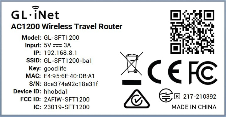 Reise-Router AC1200 Dual-Band VPN WiFi 3x Gigabit-Port 145g - Bild 8