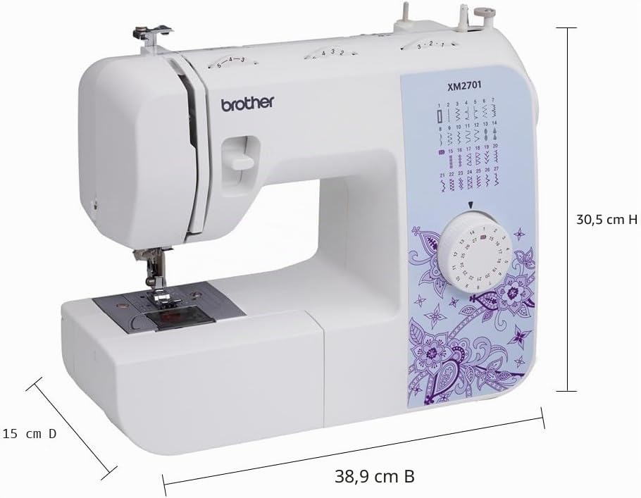Nähmaschine 27 Nähprogramme mit Freiarm und Automatik-Einfädler - Bild 2