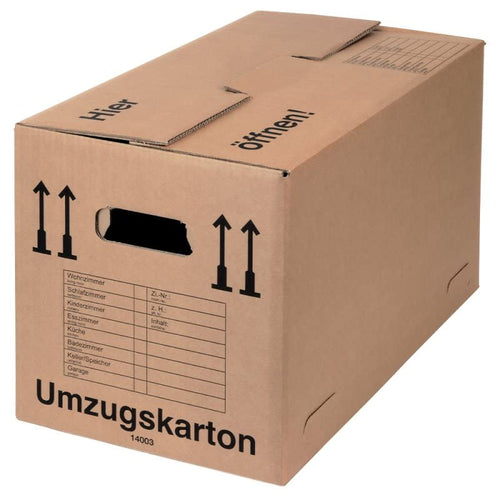 Umzugskarton Speditionsqualität 2-wellig 84L 40kg Tragkraft