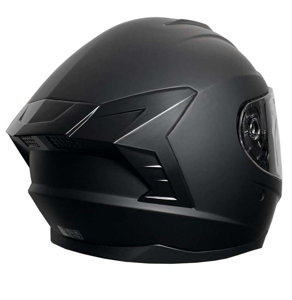 Integralhelm Motorrad ECE-R 22.06 ABS-Schale Grösse M schwarz matt - Bild 4
